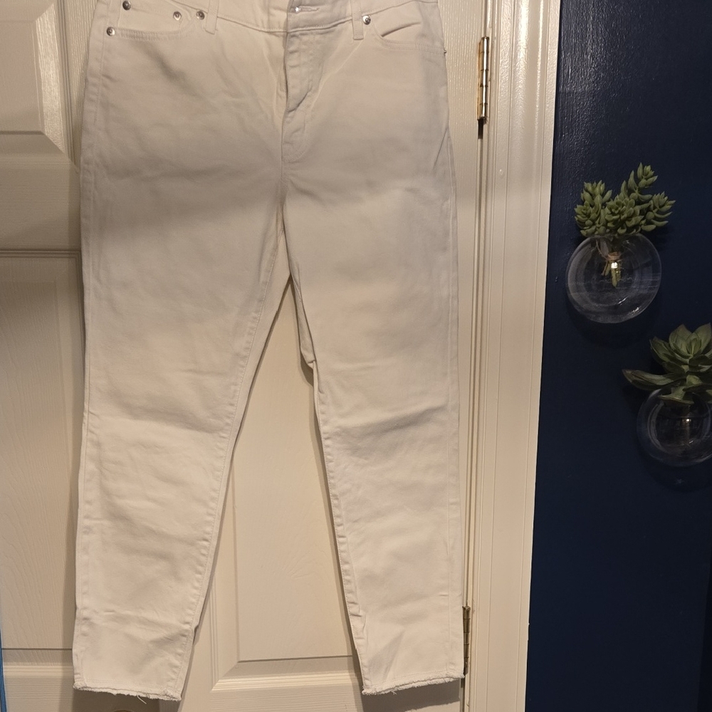 Ralph Lauren Women's White Ankle Jeans